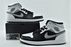 Air Jordan 1 Mid White Shadow Alters An OG Colorway 554724 073 Womens And Mens Shoes  